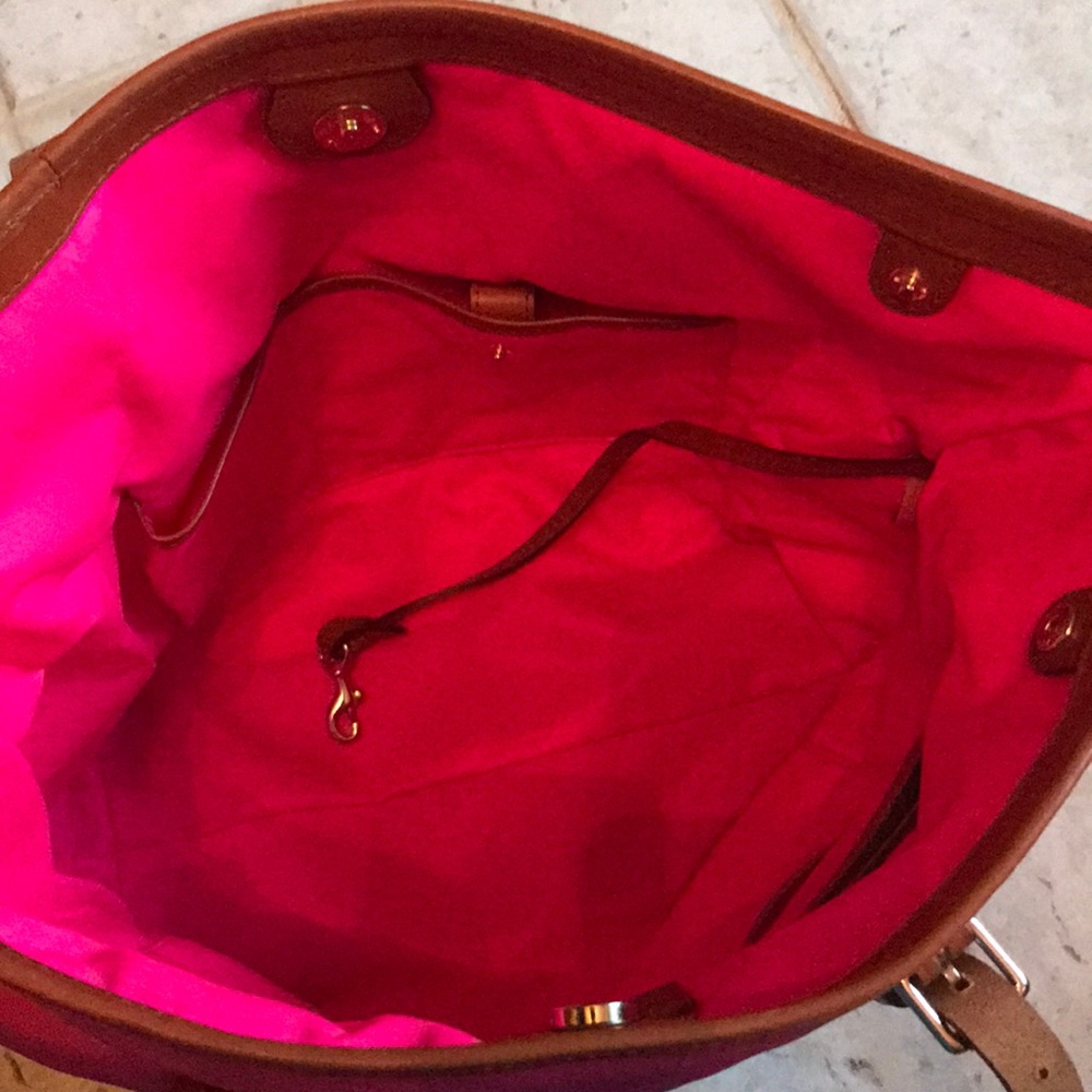 Dooney & Bourke Nylon and Leather Tote Bag - Picture 5 of 8